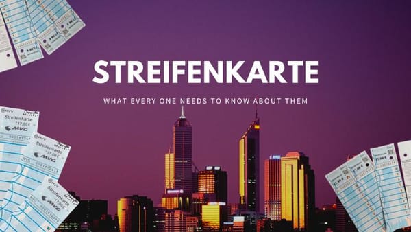 What Every one Needs to Know About the Stripe Ticket (Streifenkarte)